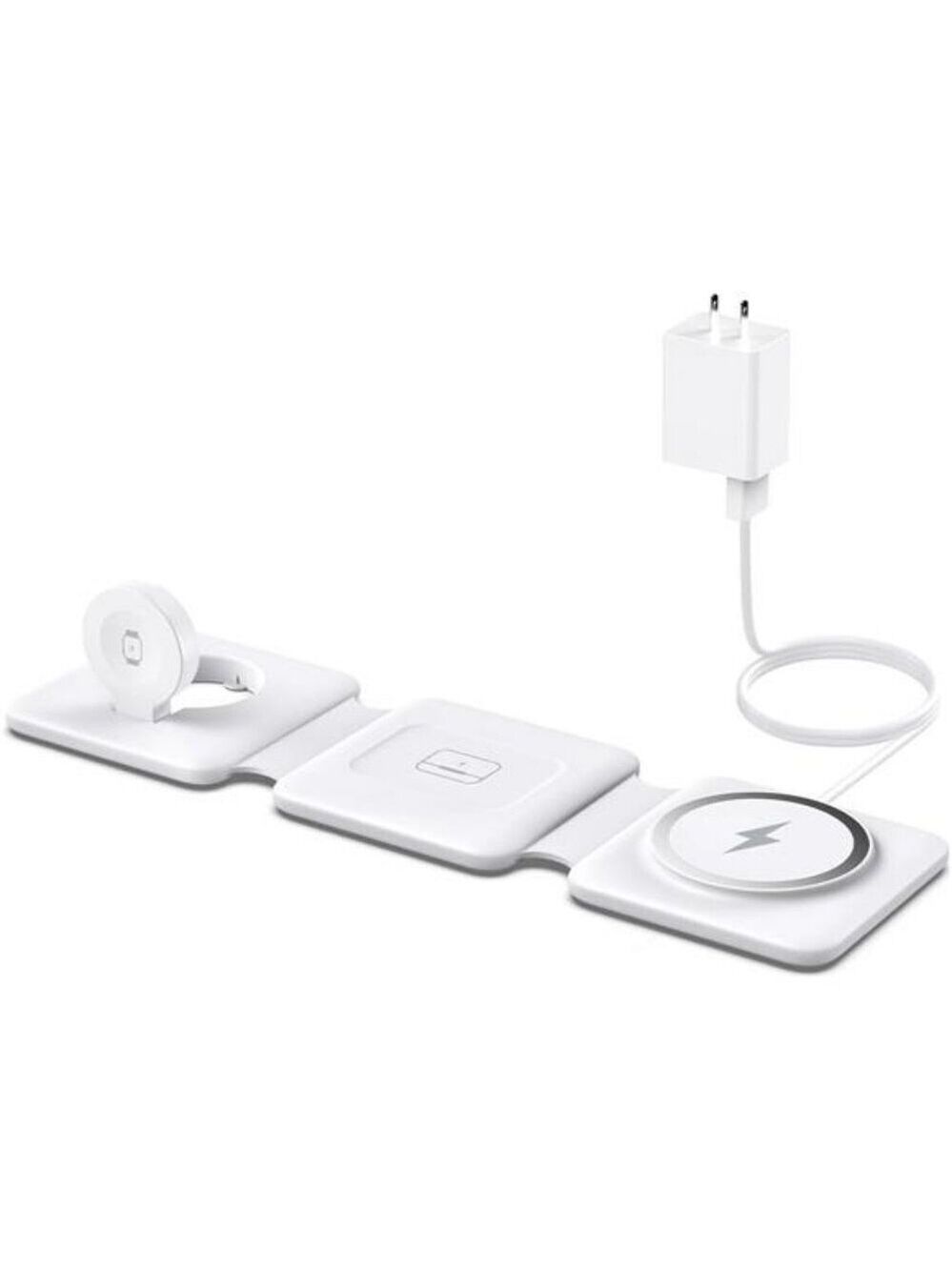 3 in 1 Foldable Wireless Charging Station for iPhone Watch AirPods Travel